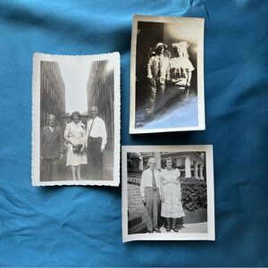 Vintage Black & White Family Photo